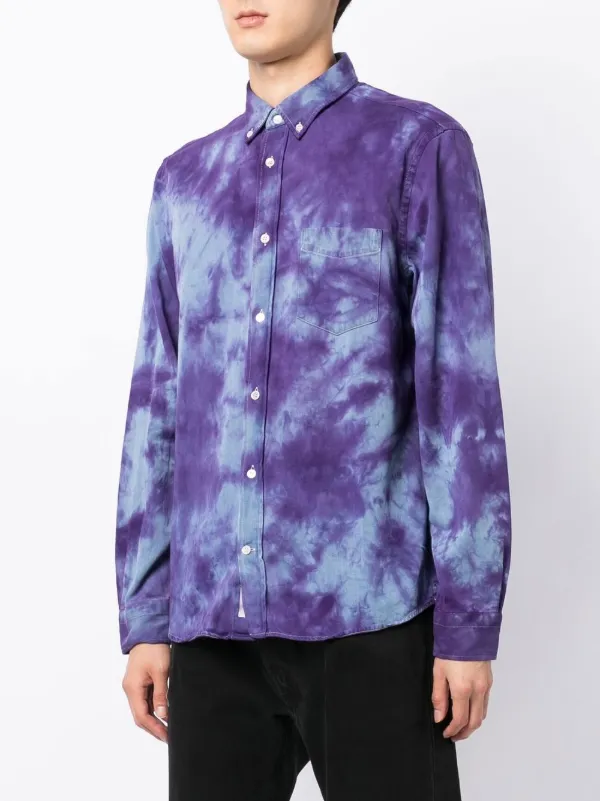 tie dye oxford shirt