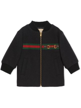 Gucci Kids グッチ・キッズ ホースビット ボンバージャケット - Farfetch