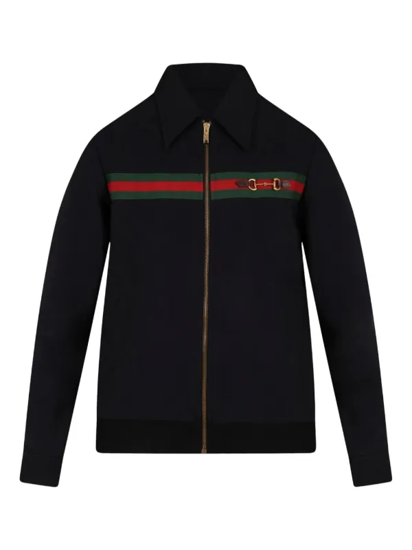 Gucci bomber jacket blue hotsell