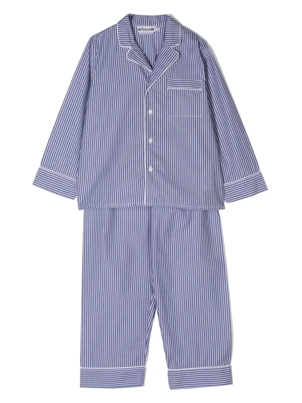 

Bonpoint pinstriped pyjama set - Blue