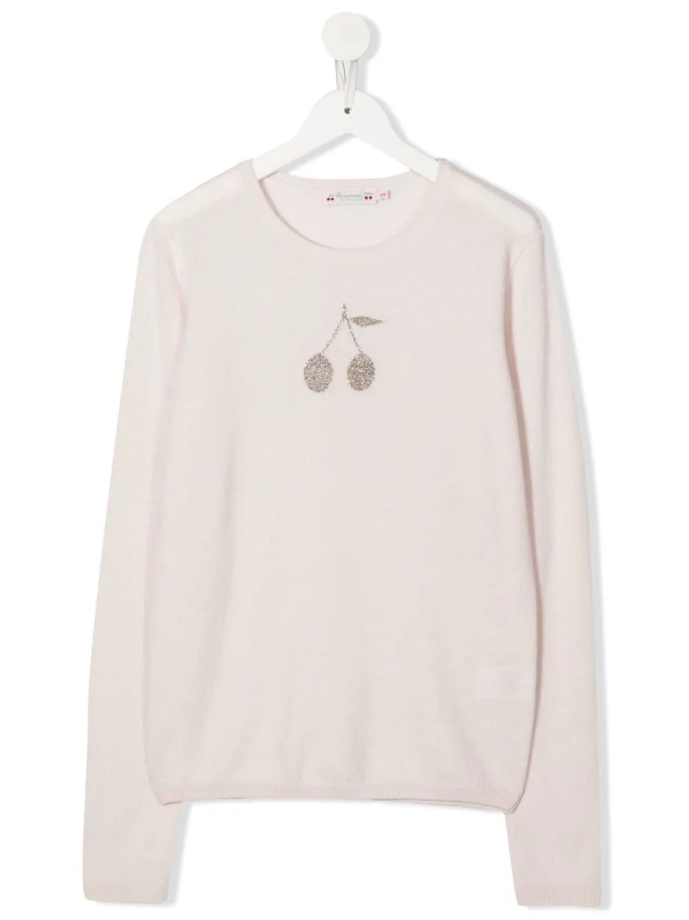 

Bonpoint TEEN cherry-print cashmere jumper - Neutrals