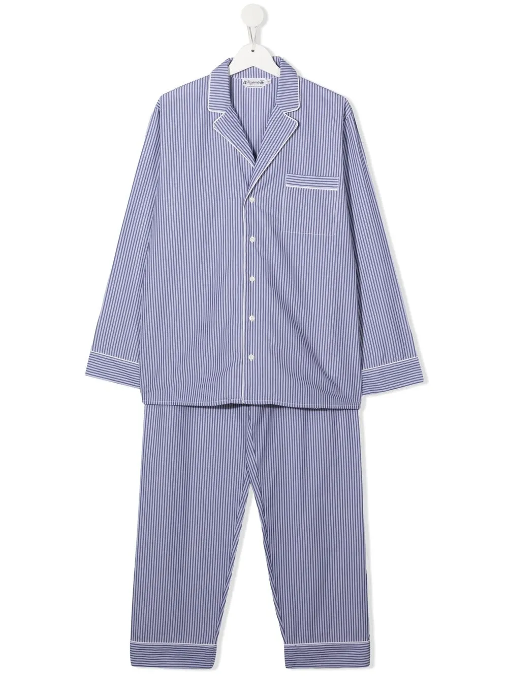 

Bonpoint TEEN pinstriped pyjama set - Blue