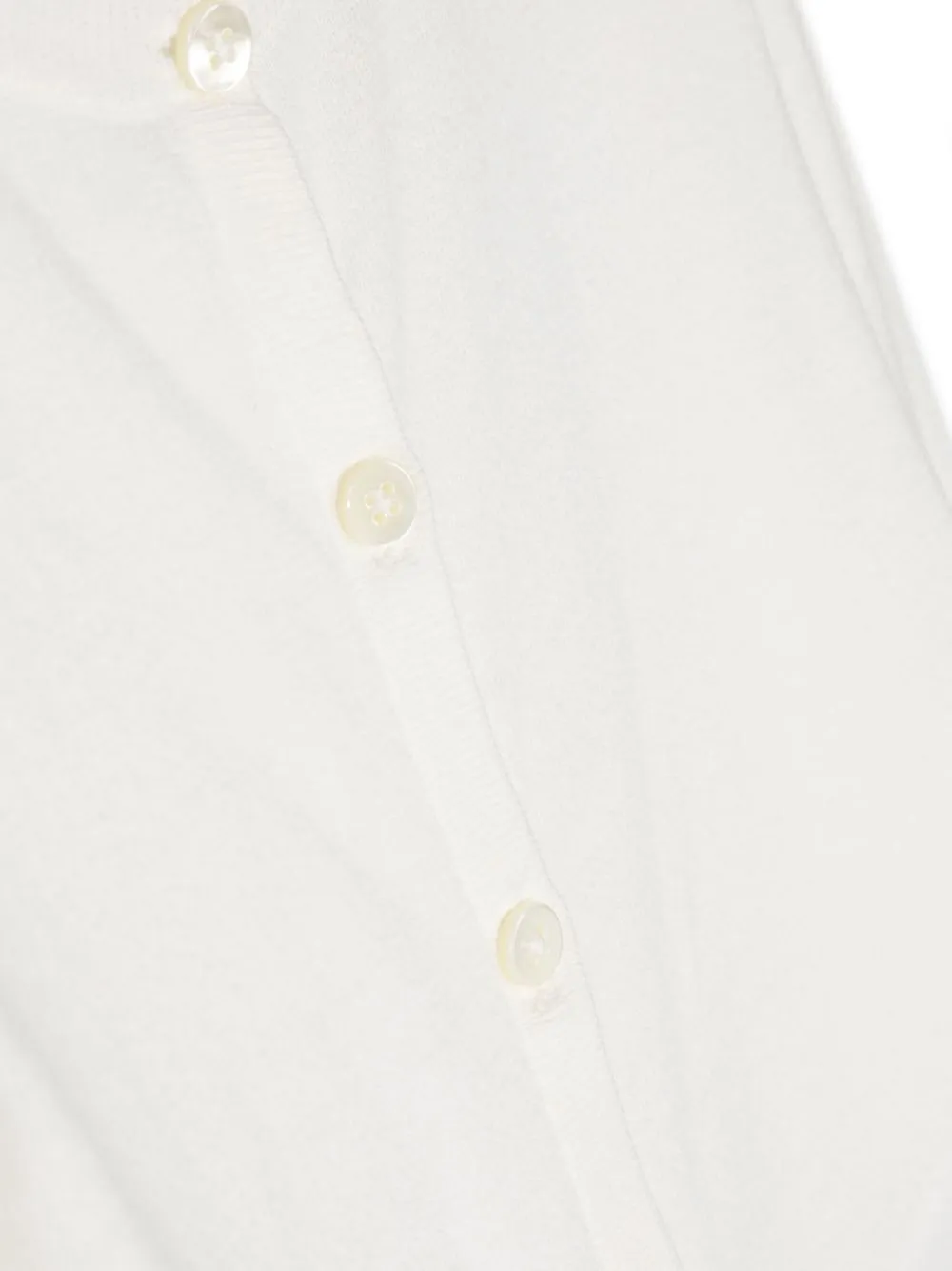 Bonpoint Round-neck Cardigan - White 