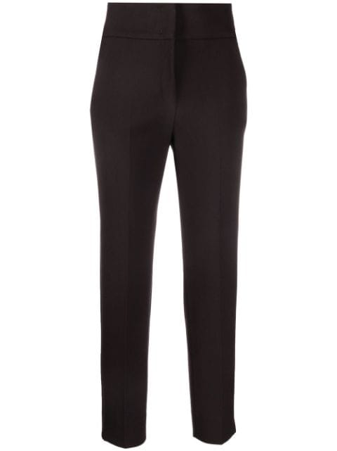 Peserico high-rise slim-fit trousers