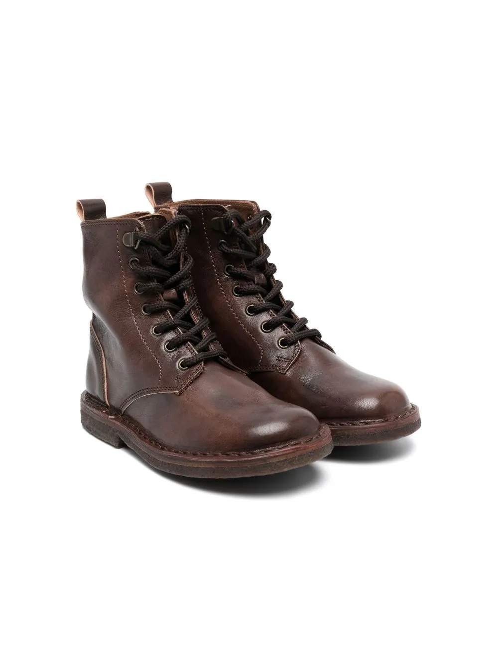 

Pèpè Chris lace-up ankle boots - Brown