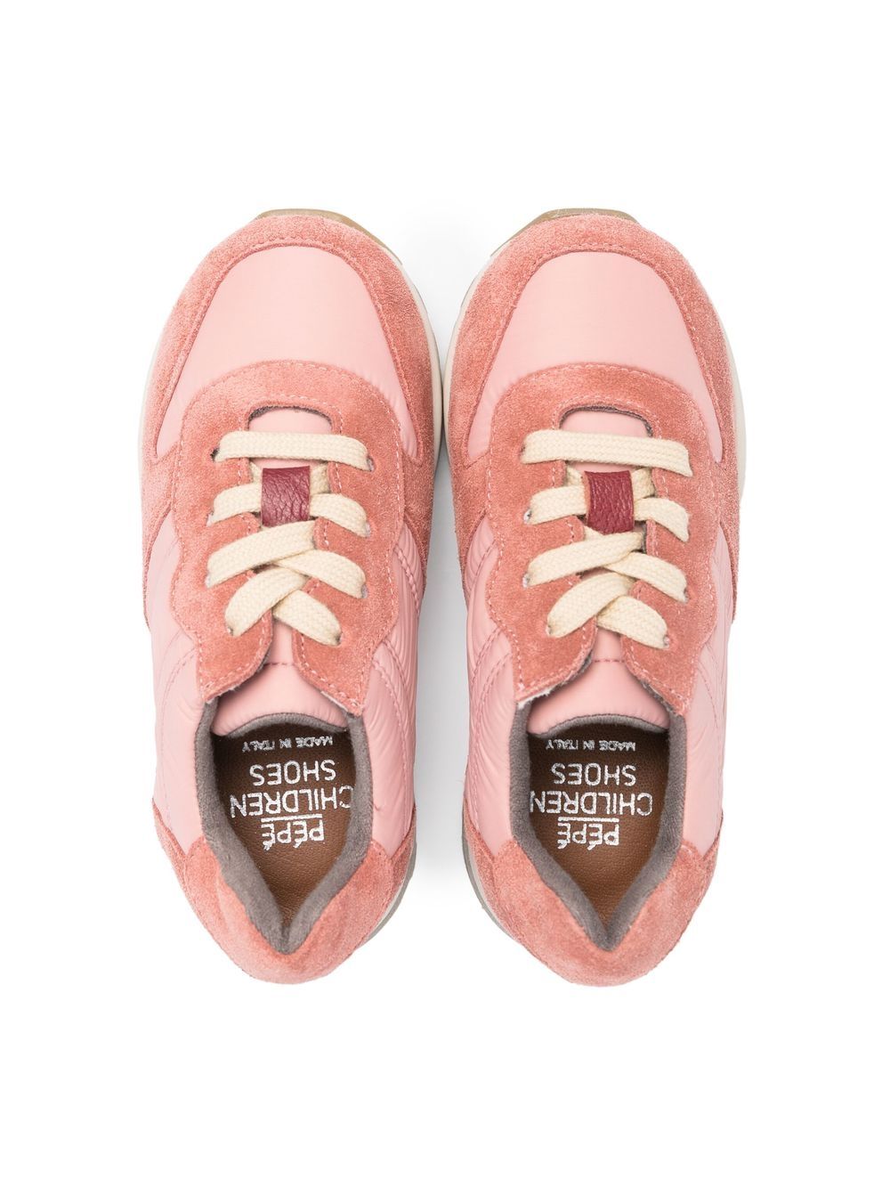 Shop Pèpè Panelled Low-top Sneakers In Pink