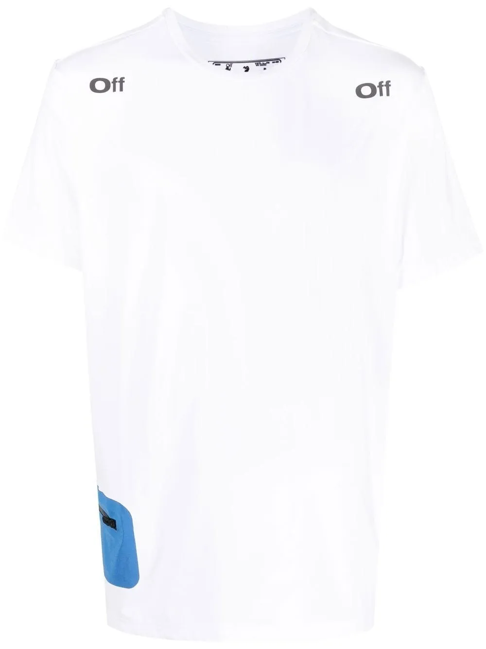 

Off-White logo-print T-shirt - WHITE DARK GREY