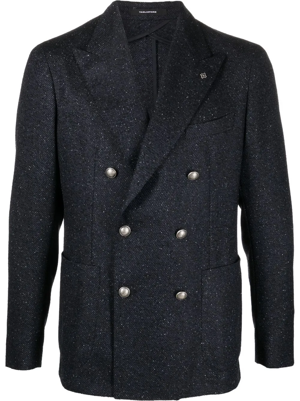 

Tagliatore double-breasted tailored coat - Blue