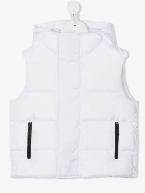 DSQUARED2 KIDS Colete matelassê com capuz