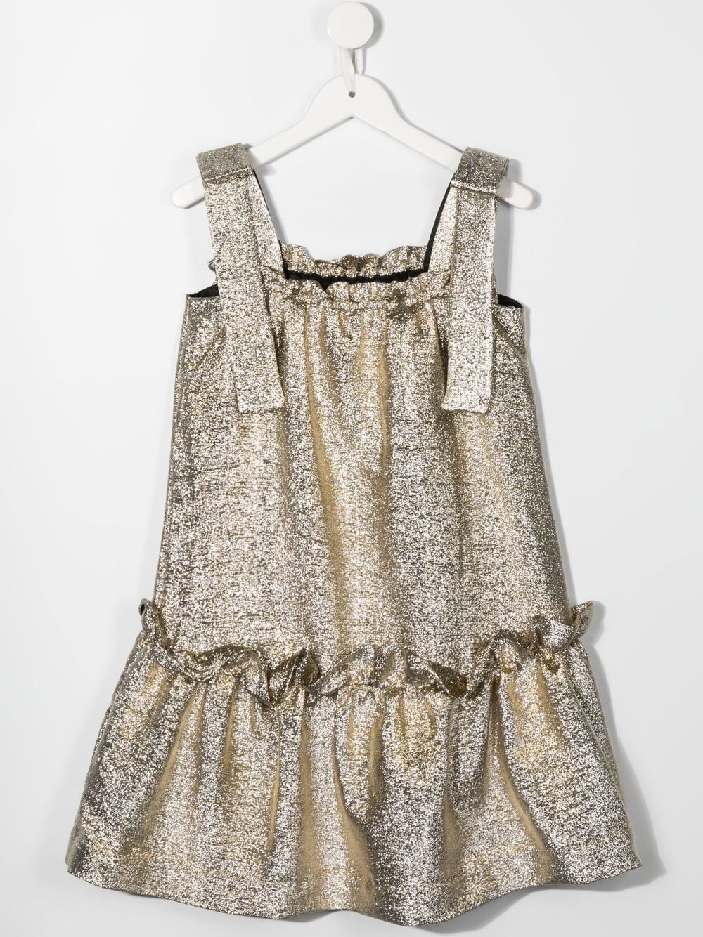 Stella McCartney Kids Mouwloze jurk - Goud