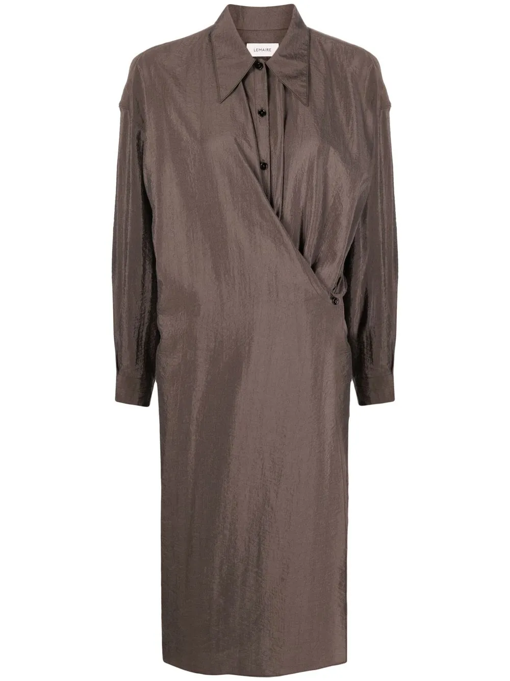 

Lemaire vestido con detalle torcido - Gris