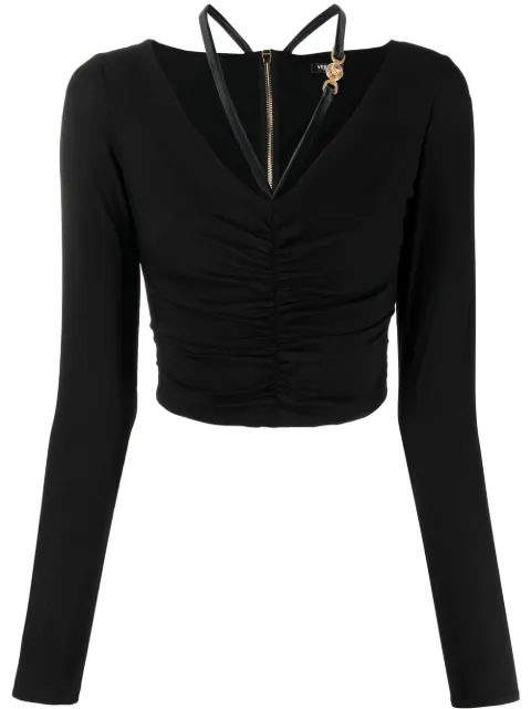 Versace Medusa-plaque detail top