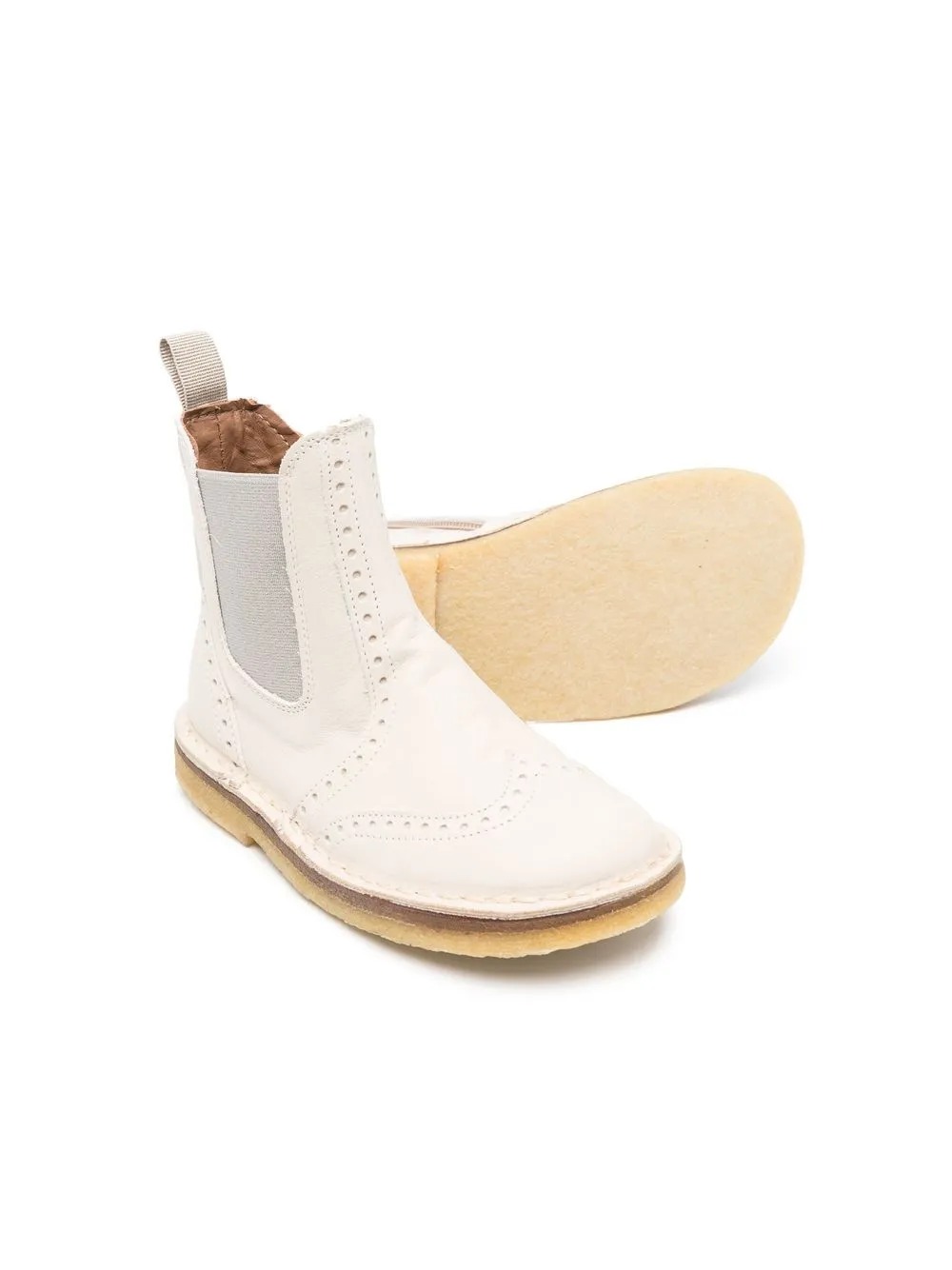 Shop Pèpè Aziki Ankle Boots In Neutrals