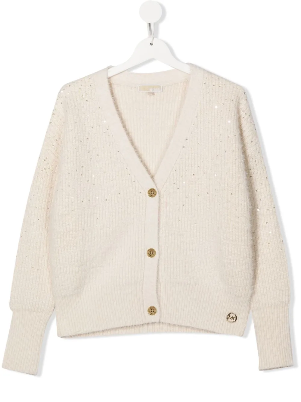 

Michael Kors Kids TEEN knitted cardigan - Neutrals