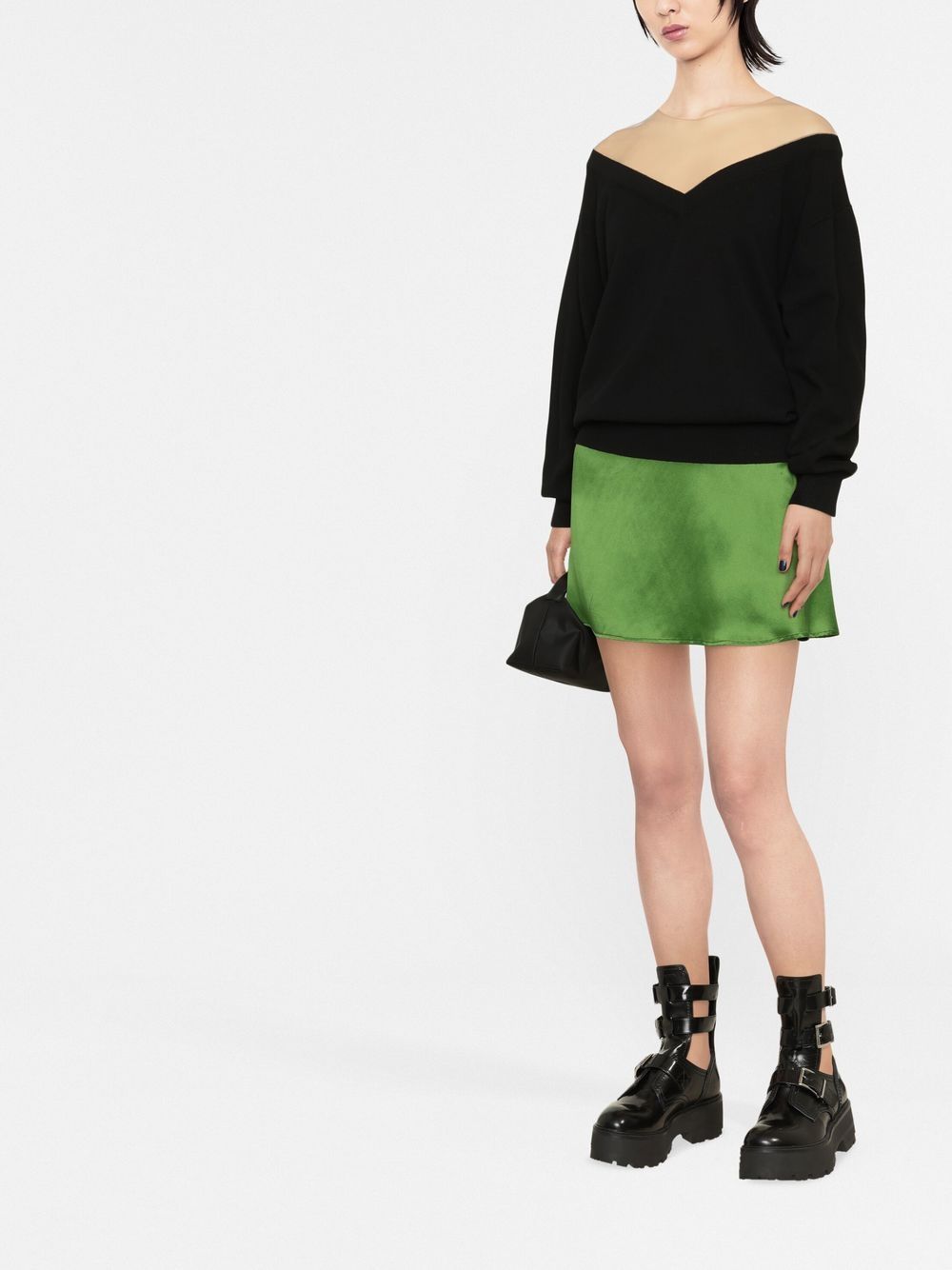 Alexander Wang Off-shoulder trui - Zwart