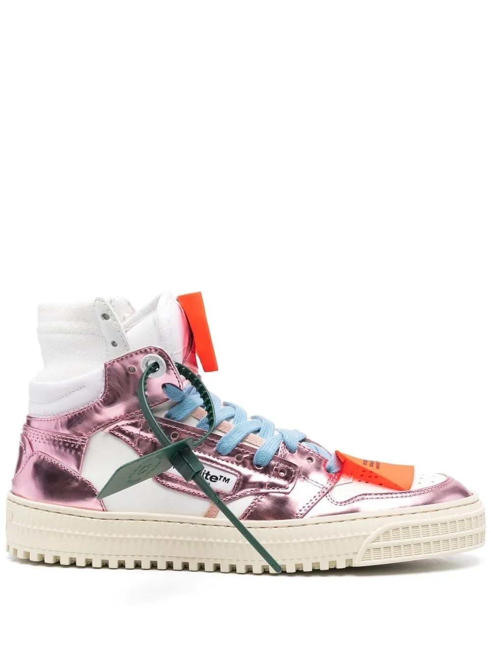 

Off-White tenis altos Off-Court 3.0 - White Pink