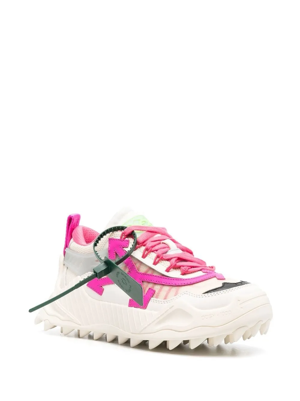  Off White Odsy 1000 Sneakers   Baby Pink Fuchsia 