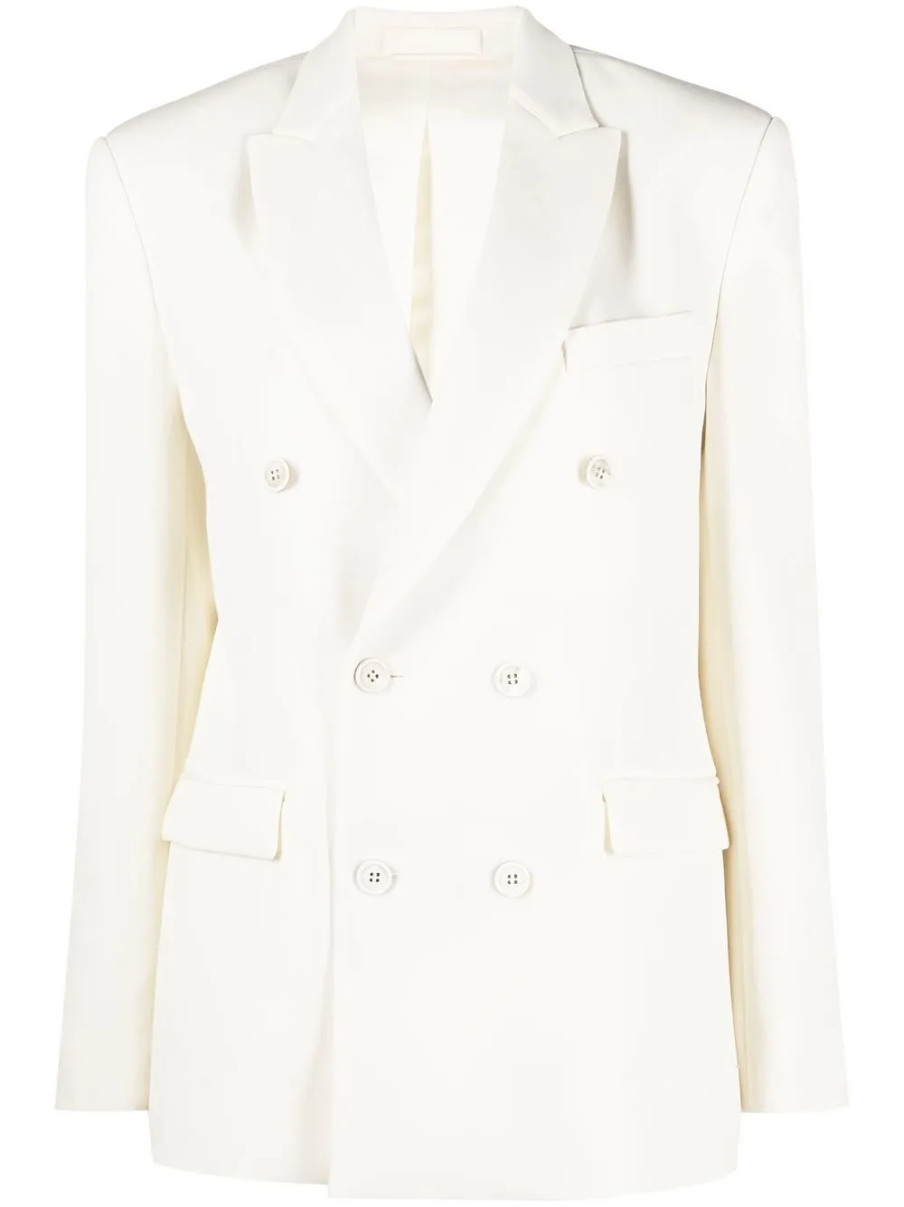 

WARDROBE.NYC blazer con doble botonadura - WHITE