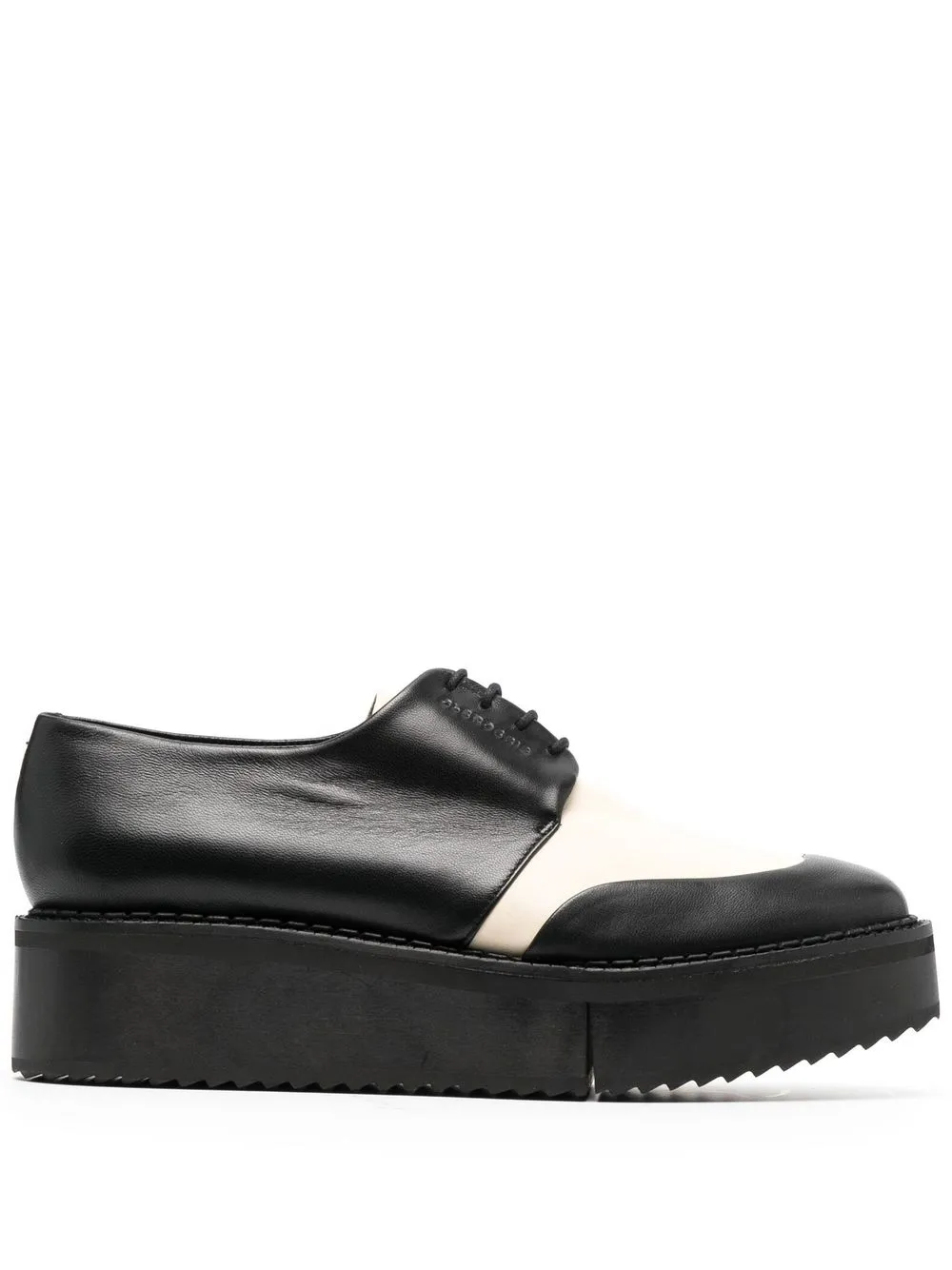 

Clergerie Bree colour-block lace-up shoes - Black