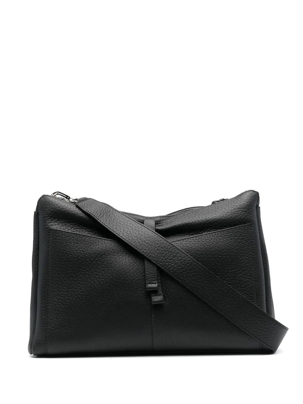 

Orciani bolsa de hombro granulada - Negro