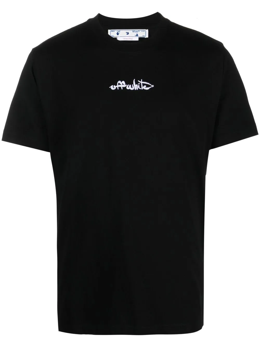 

Off-White playera con logo estampado - Negro