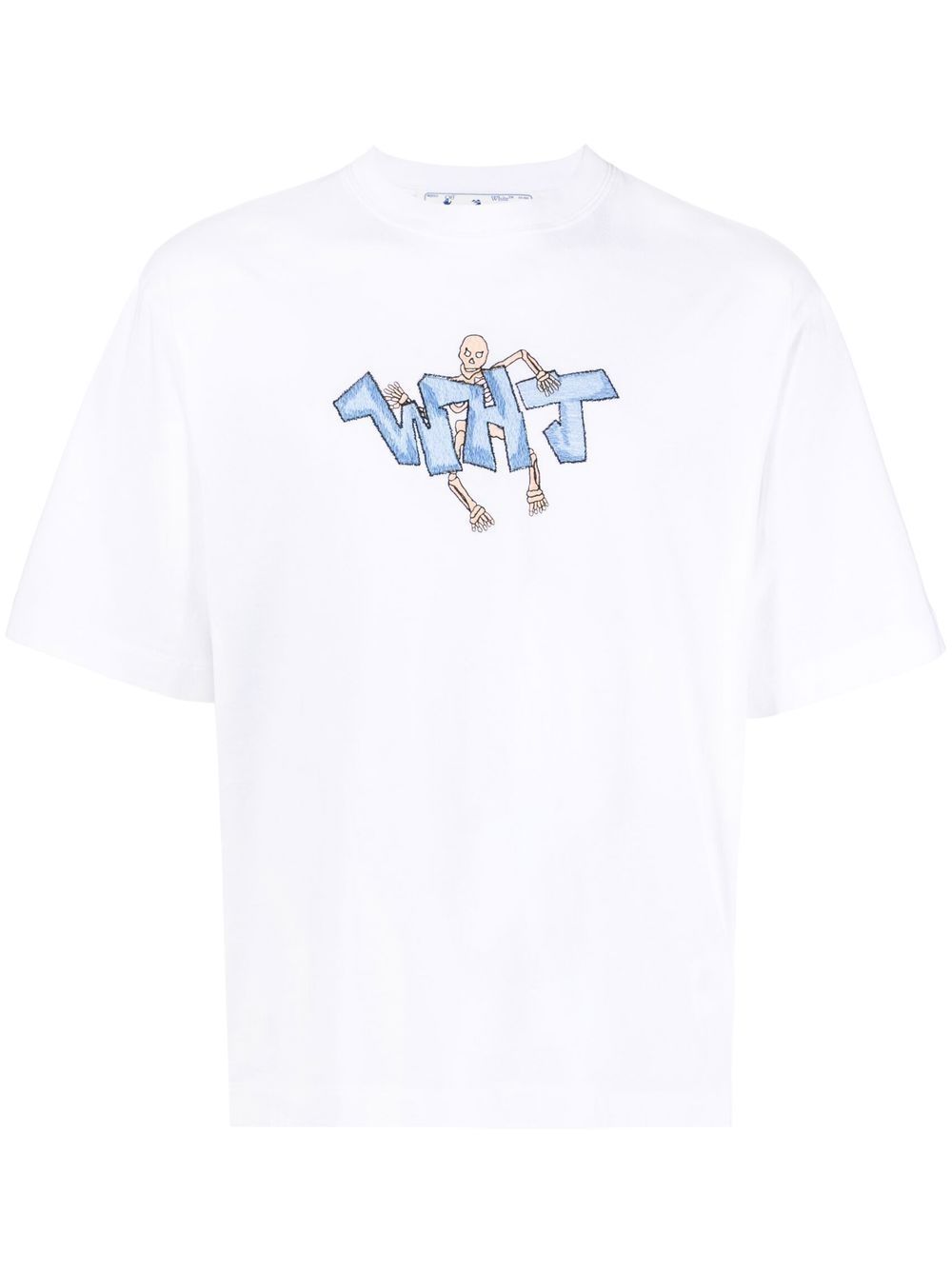 Off-white Logo-print T-shirt In White Multicolor