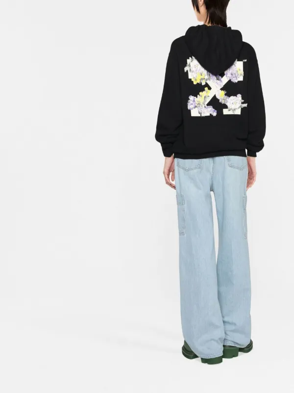 Off white floral hoodie store