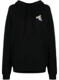 Off-White Floral Arrows-print hoodie - Black