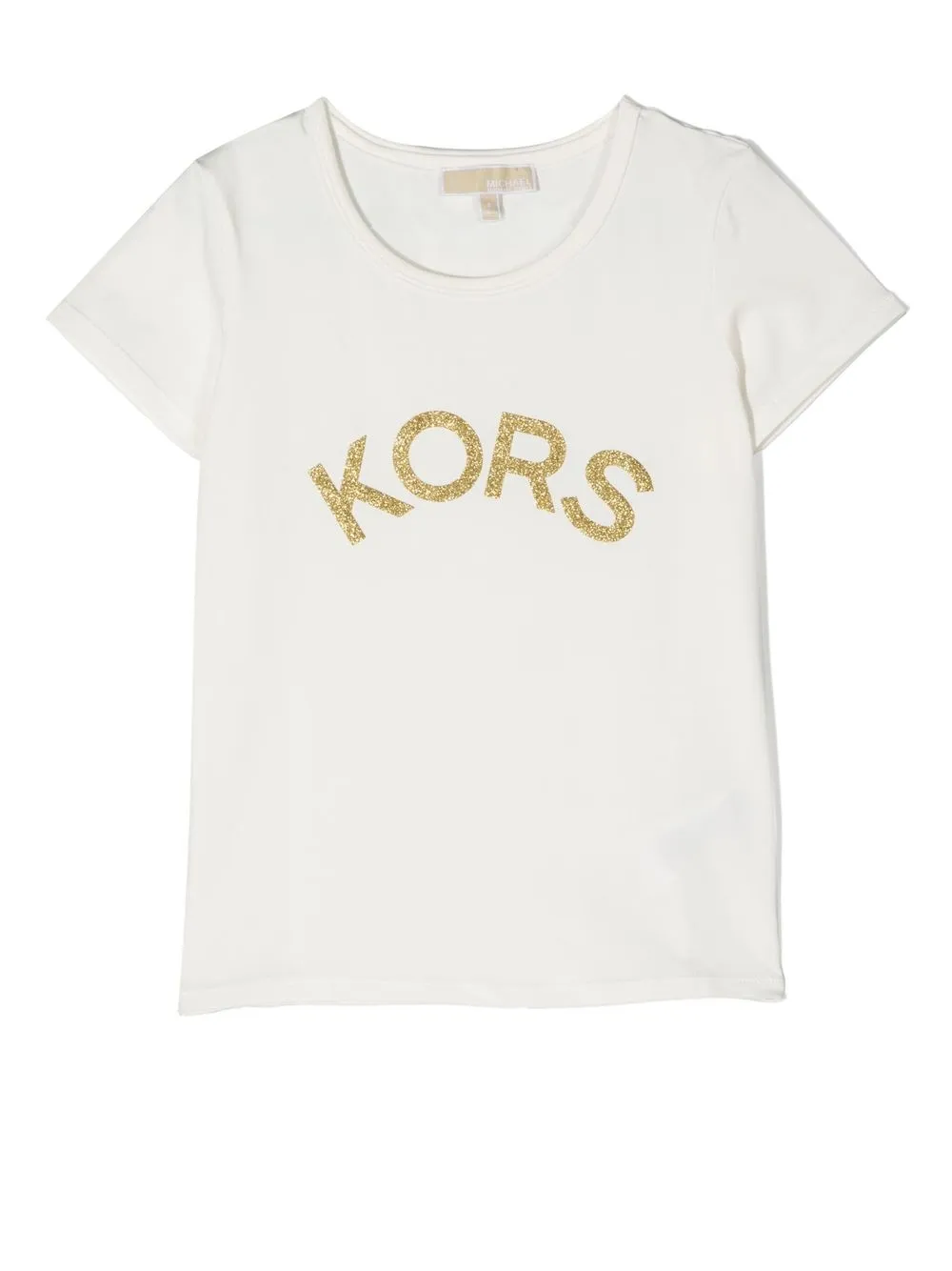 

Michael Kors Kids glitter logo-print T-shirt - White