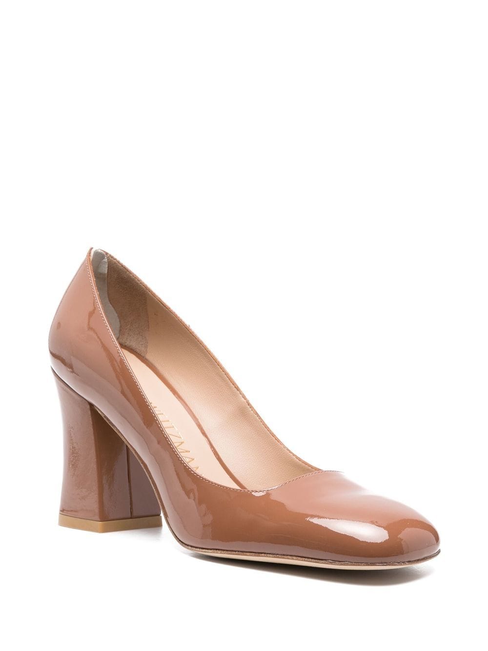 Stuart Weitzman Pumps met blokhak - Bruin