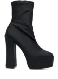Stuart Weitzman Skyhigh 145mm platform boots - Black
