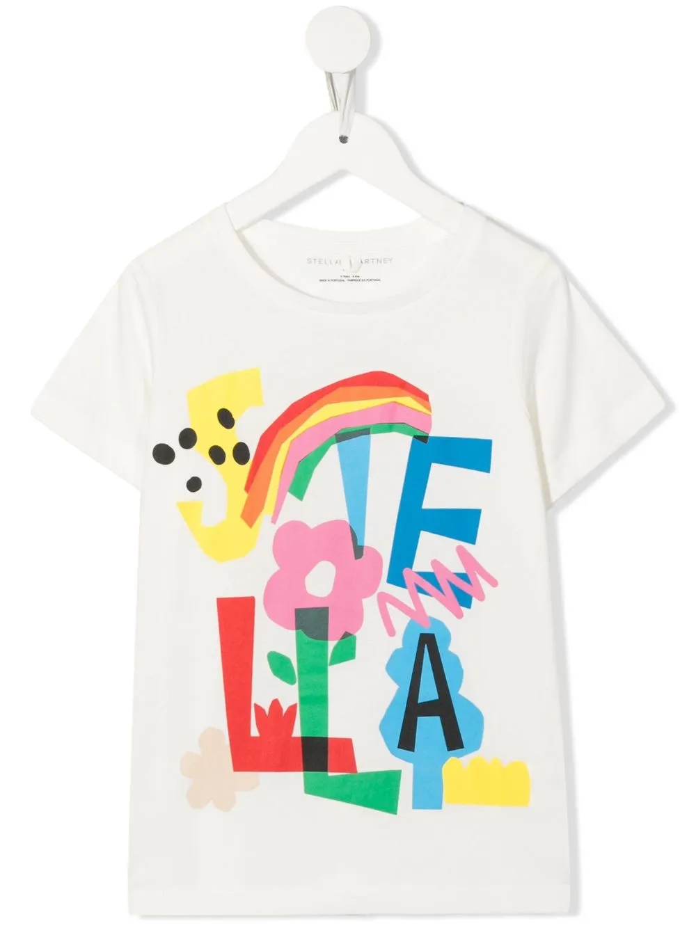 

Stella McCartney Kids playera con estampado gráfico - Blanco