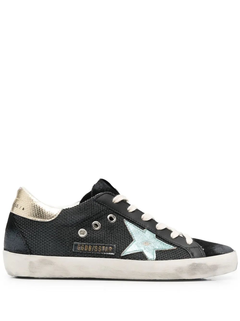 

Golden Goose tenis bajos Super-Star - Negro