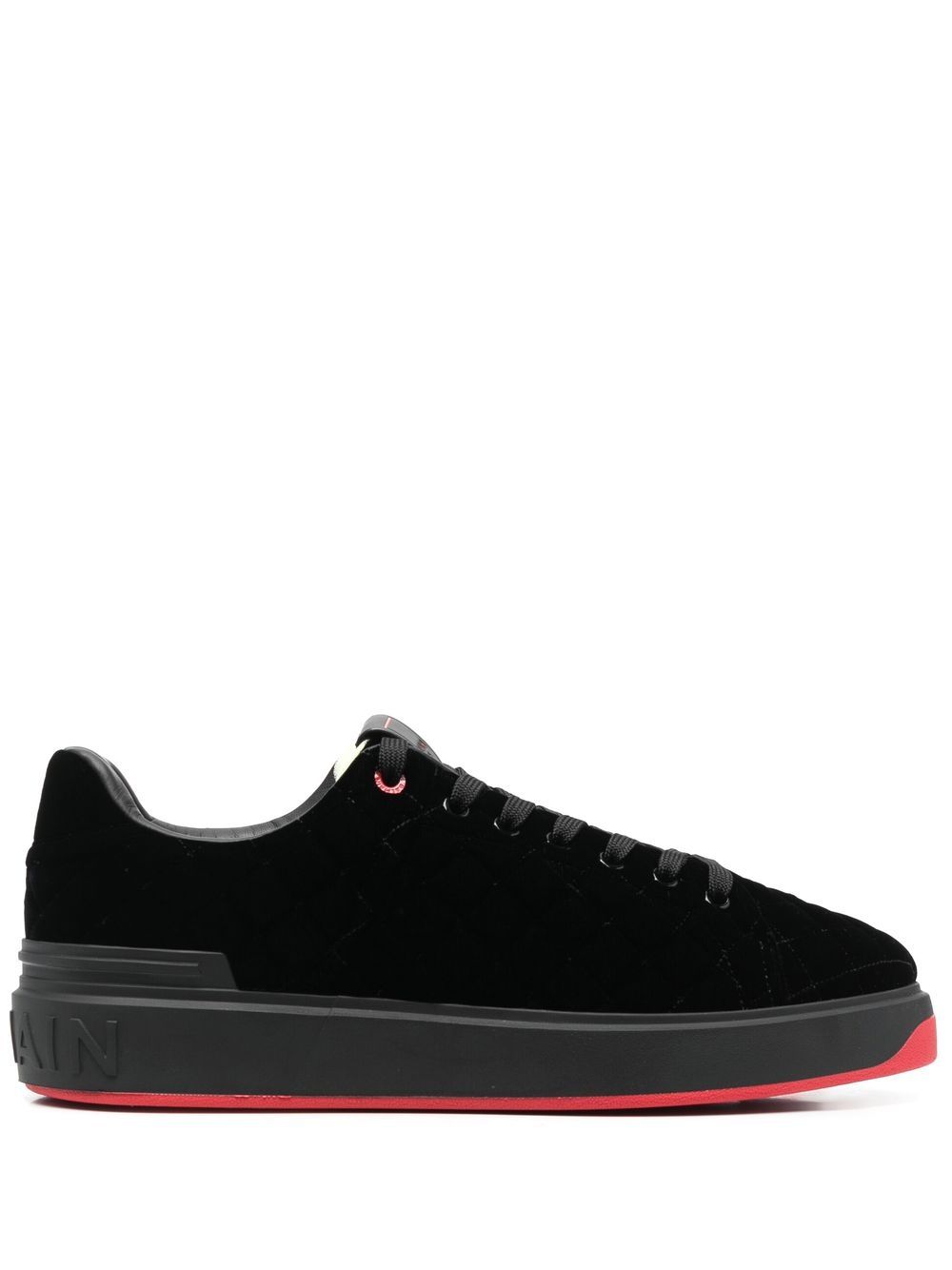 

Balmain tenis bajos B-Court - Negro