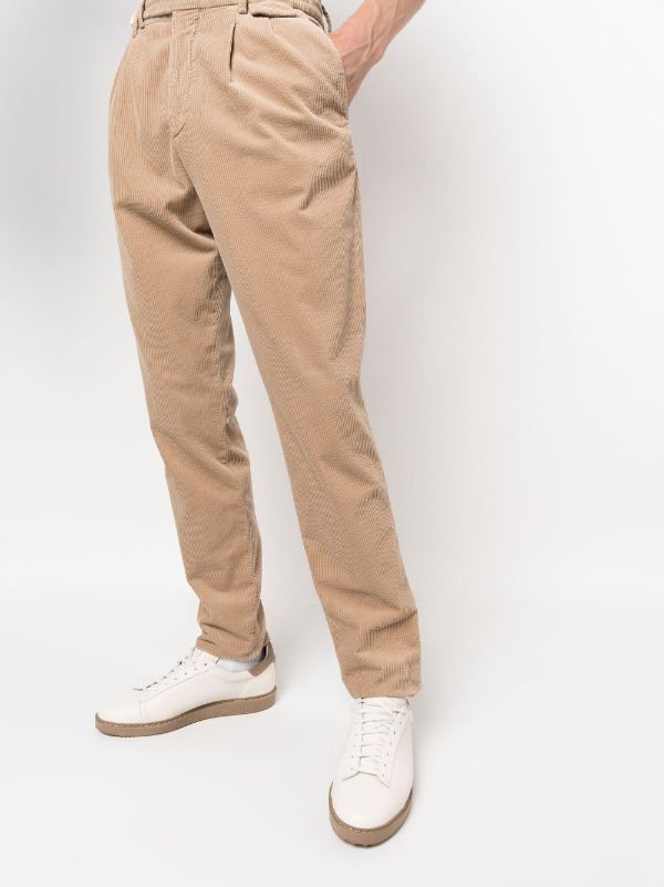 BRUNELLO CUCINELLI Straight-Leg Cotton-Corduroy Cargo Trousers for