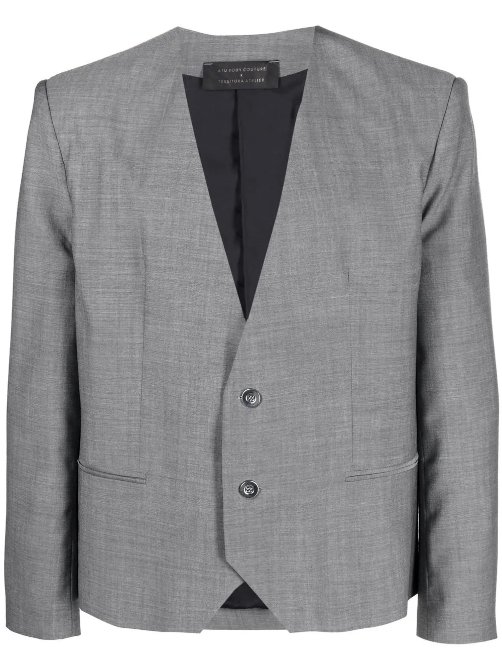 

Atu Body Couture blazer de vestir con botones - Gris