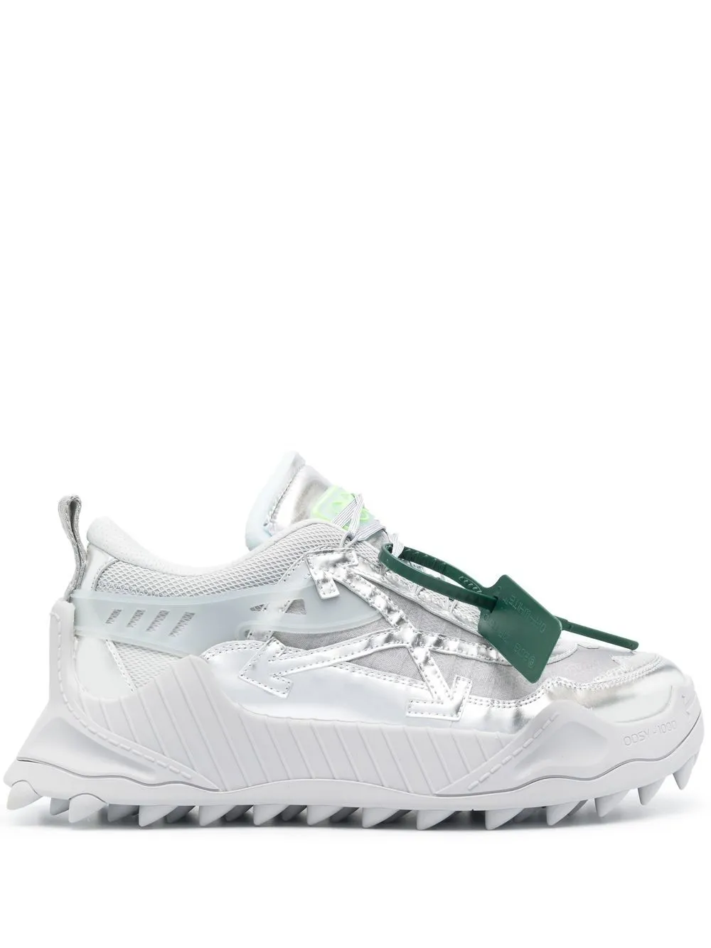 

Off-White tenis bajos con agujetas - SILVER SILVER