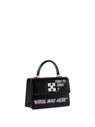 Jitney 1.4 Virgil Was Here mini bag in black | Off-White™ Official US