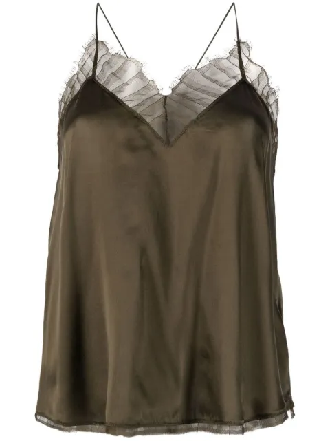 IRO V-neck silk vest top