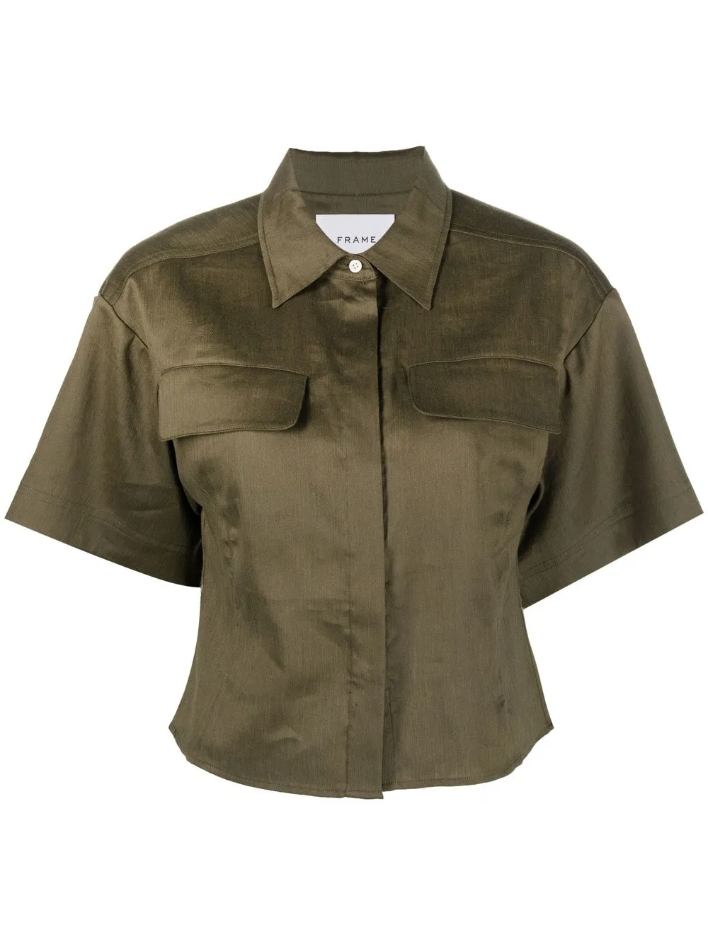 

FRAME camisa con bolsillos de solapa - Verde