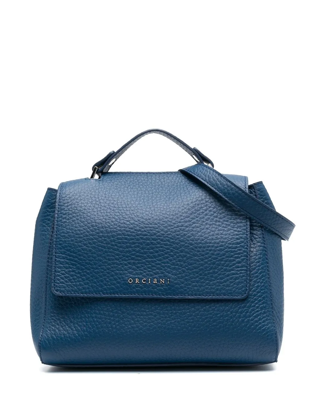 

Orciani Sveva grained leather tote bag - Blue