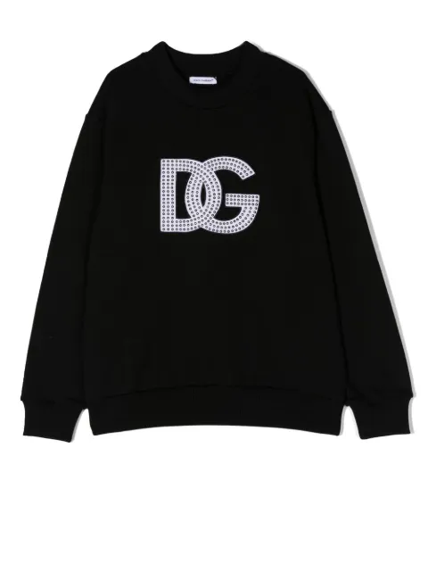 Dolce & Gabbana Kids Felpa con borchie