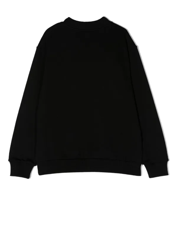 Kids plain black sweatshirt sale