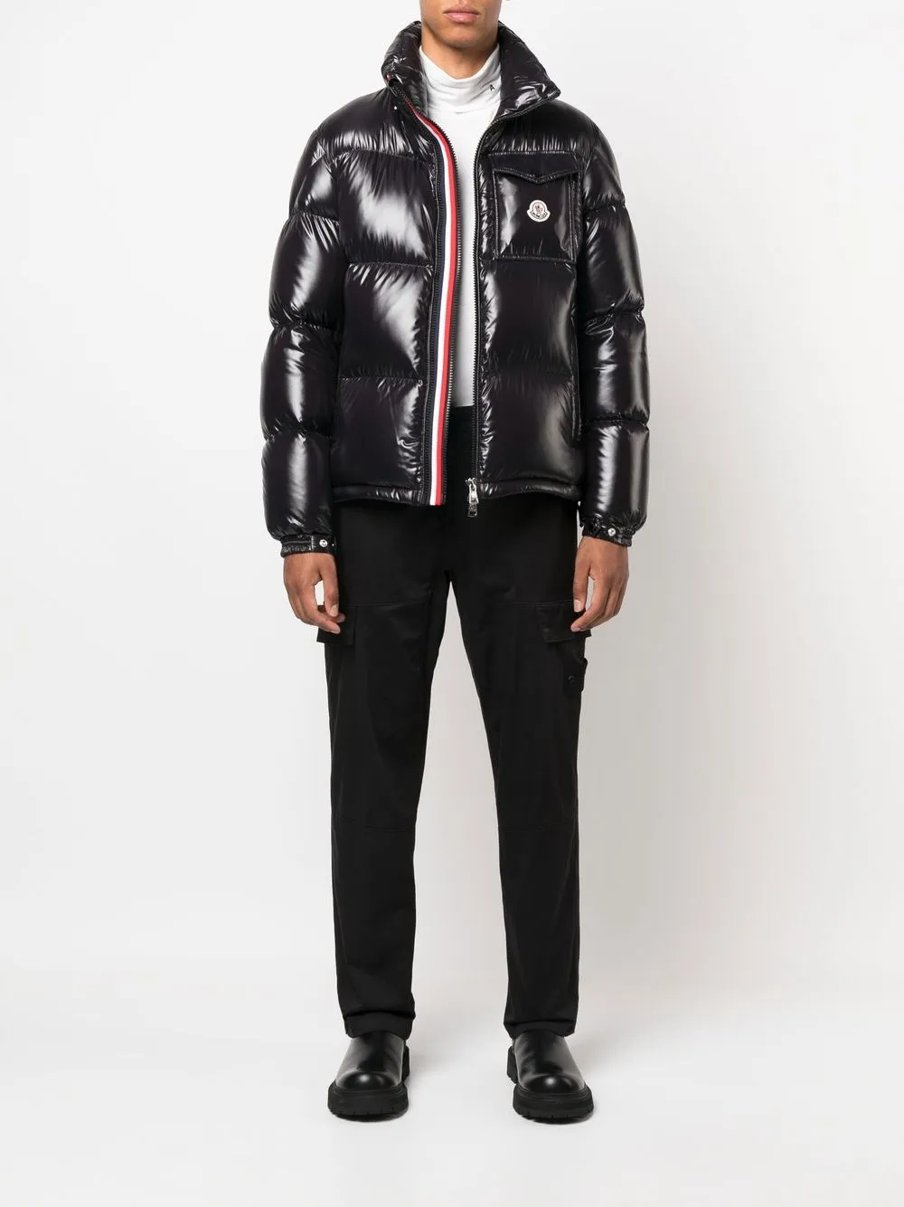 Moncler high-shine Padded Jacket - Farfetch