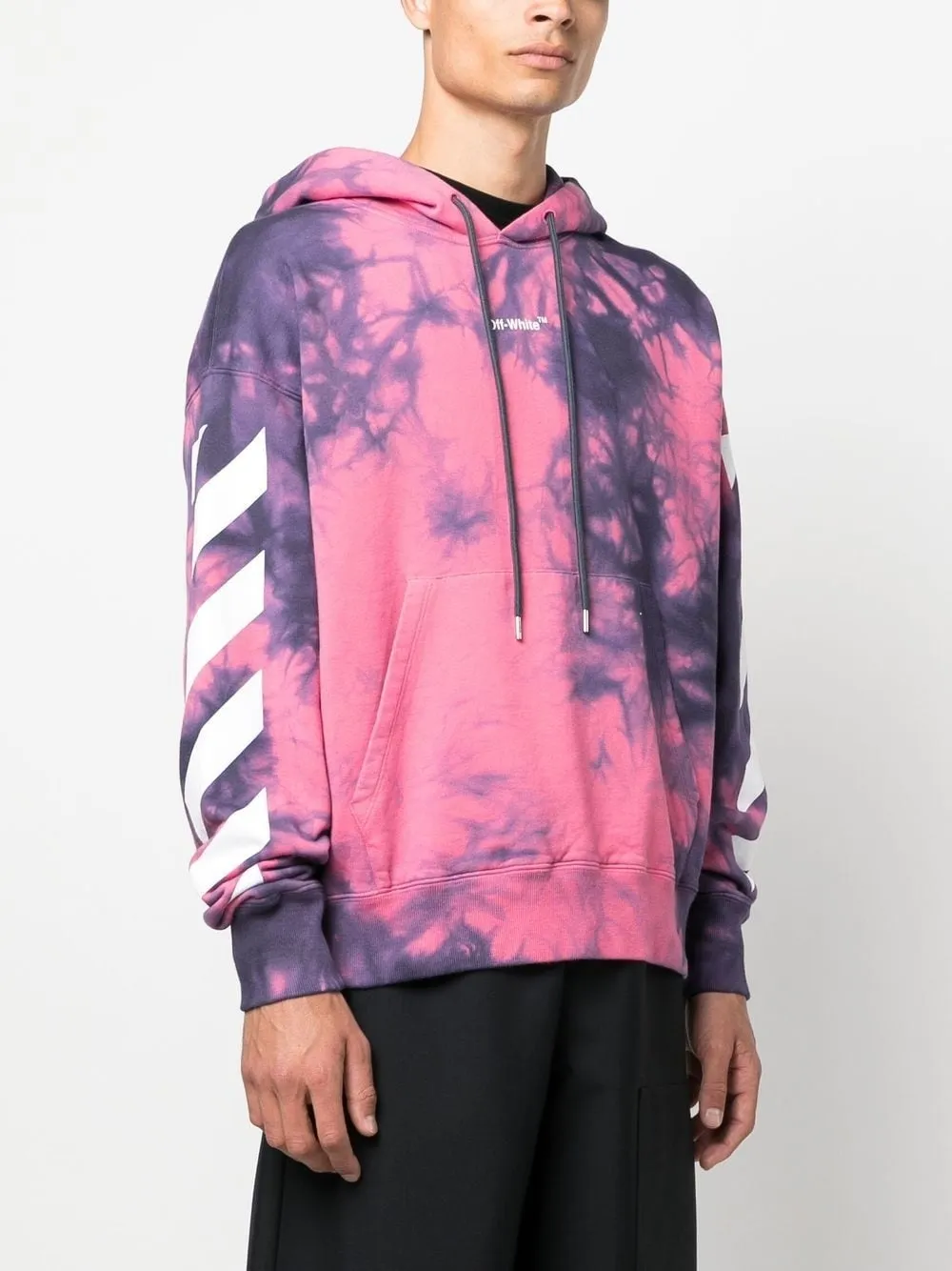 Off white pink hot sale blue hoodie