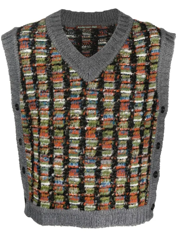 Andersson Bell V-neck Knitted Vest 