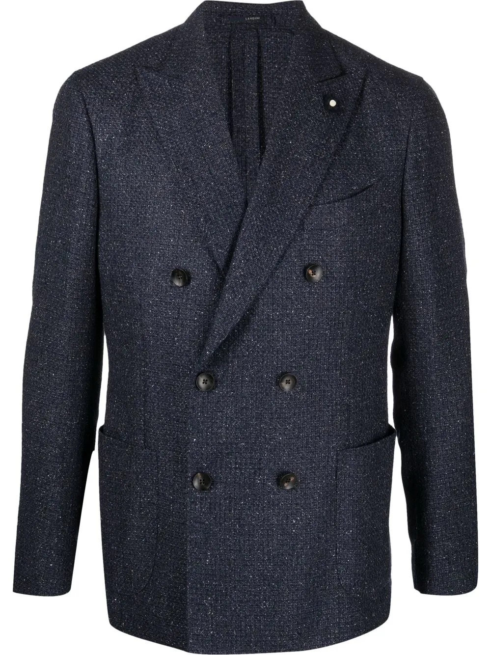 

Lardini double-breasted tailored blazer - Blue