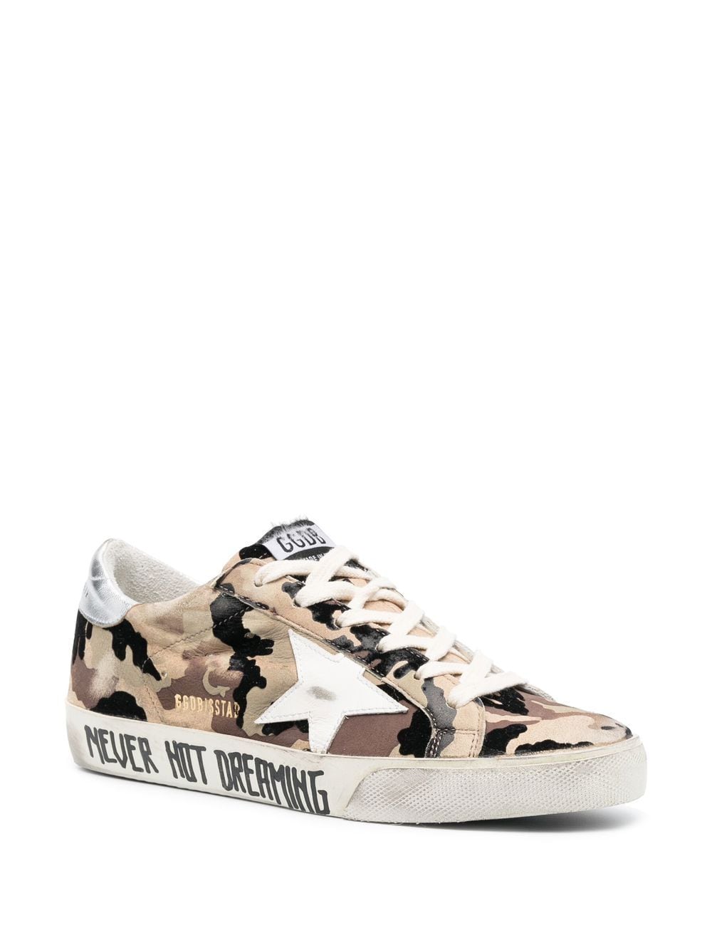 Golden Goose Superstar sneakers met camouflageprint - Groen