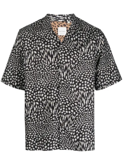 Paul Smith floral-print short-sleeve shirt