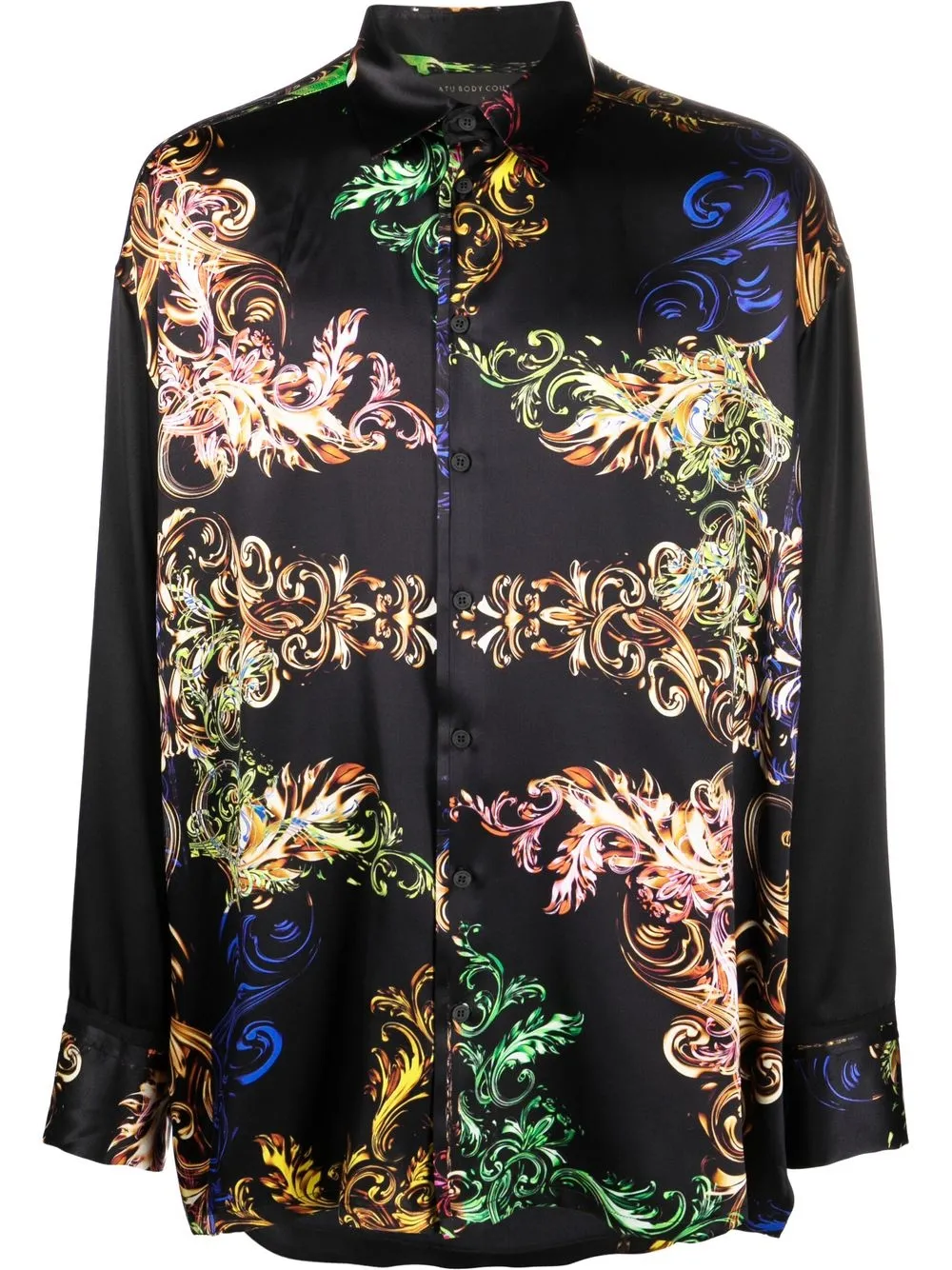 

Atu Body Couture x Tessitura baroque-print shirt - Black